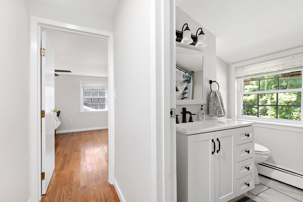 Bathroom, Interior, Wood Texture Flooring