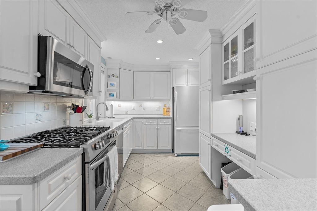 Interior, Kitchen, Recessed Lighting, Stainless Steel Appliances