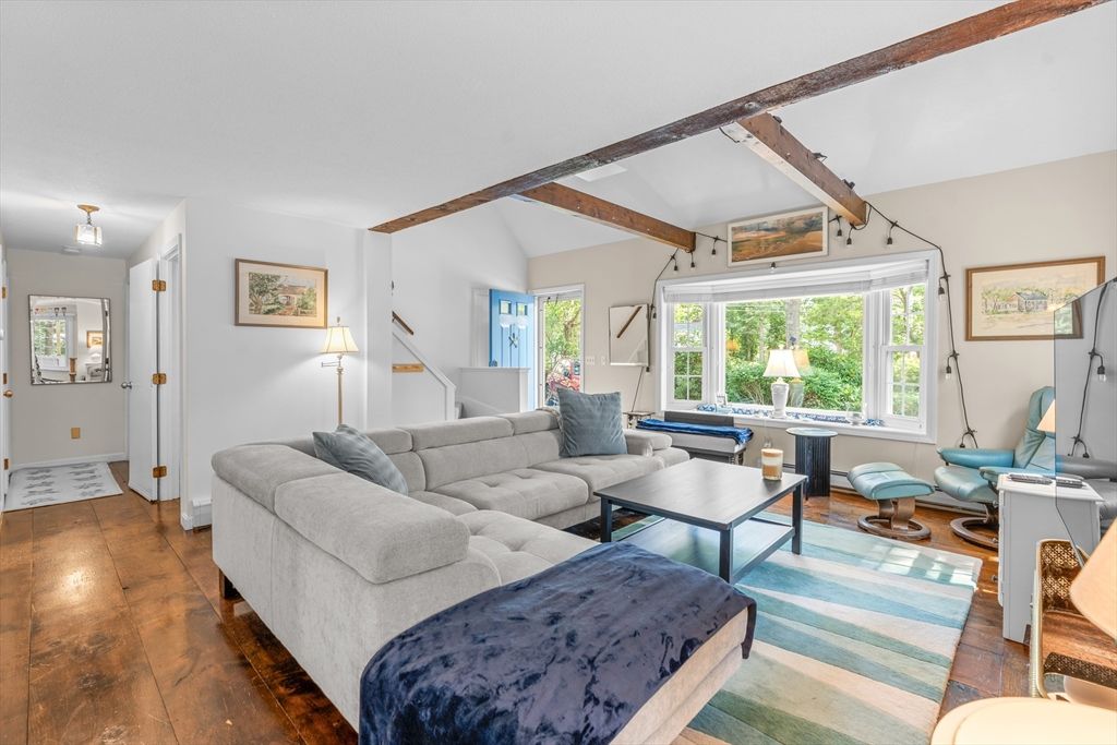 Interior, Living room, Wooden Beams, Wood Texture Flooring