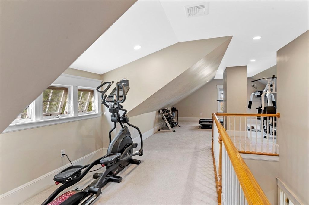 Fitness Equipment, Interior, Recessed Lighting