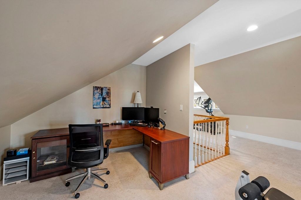 Home Office, Interior, Recessed Lighting