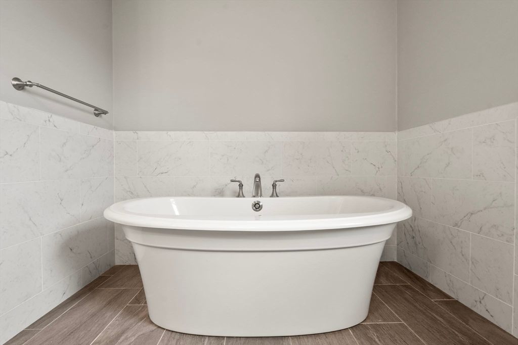 Bathroom, Glass Shower, Interior, Marble Walls
