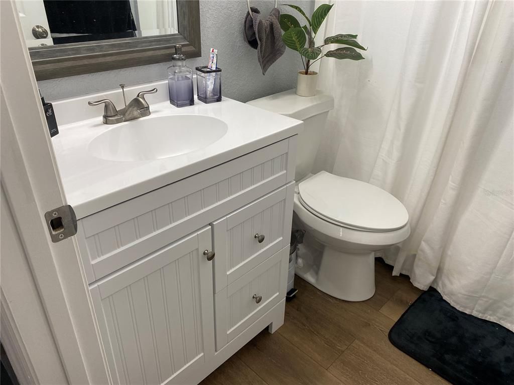 Bathroom, Interior, Wood Texture Flooring