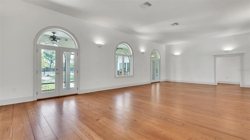Empty room, Interior, Wood Texture Flooring