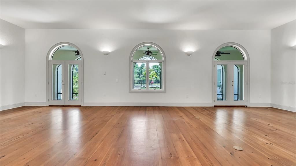 Empty room, Interior, Wood Texture Flooring