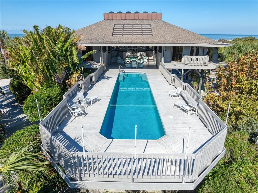 Exterior, Pool, Solar Panels