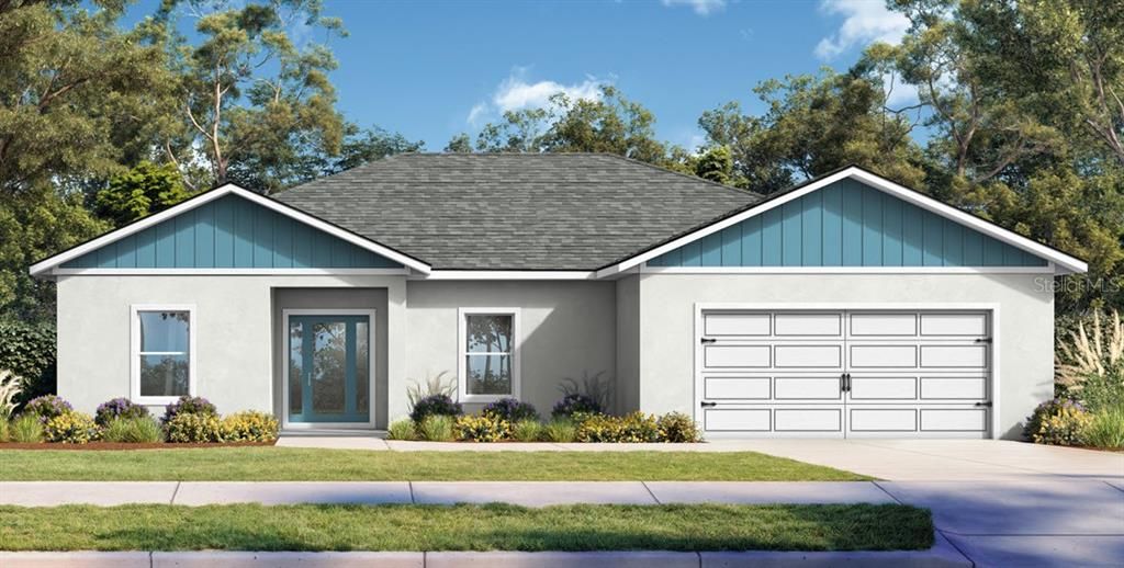 Attached, Exterior, Facade, Ranch
