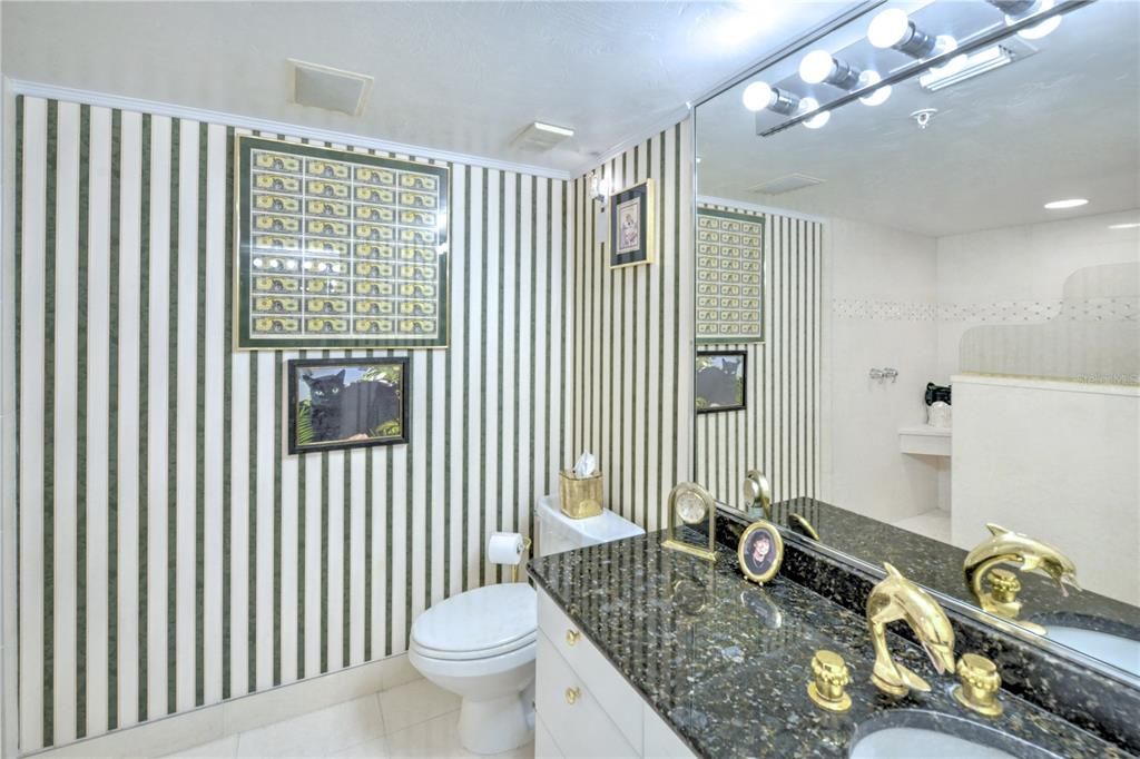 Bathroom, Interior, Recessed Lighting