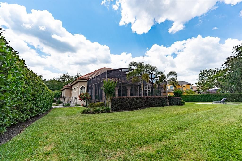 Backyard, Exterior