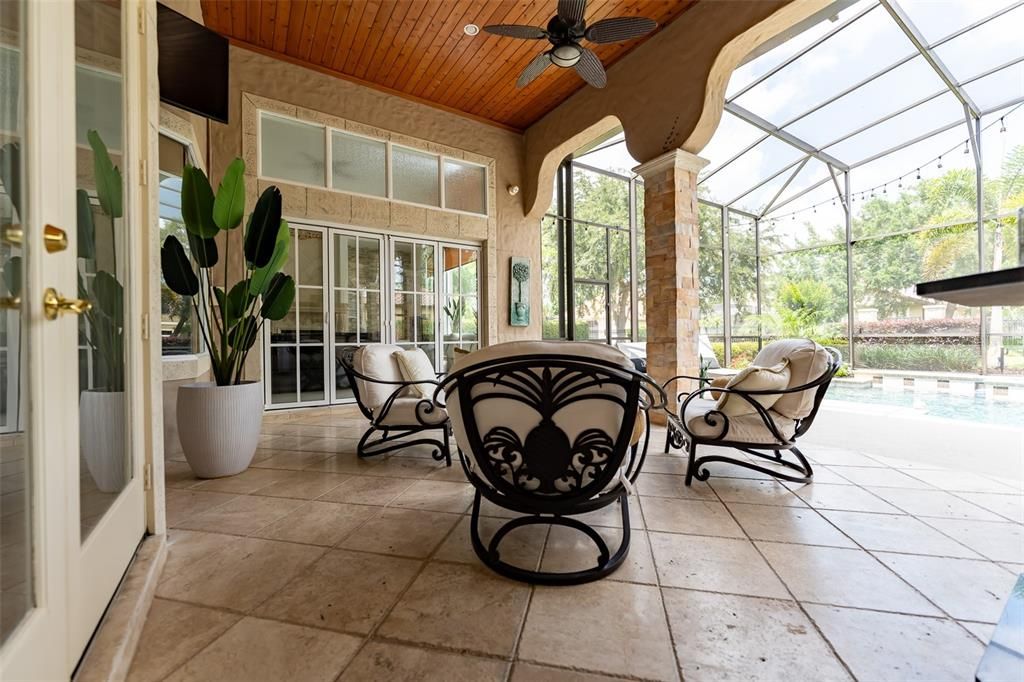 Glass Ceilings, Interior, Pool, Sun Room, Wooden Ceilings