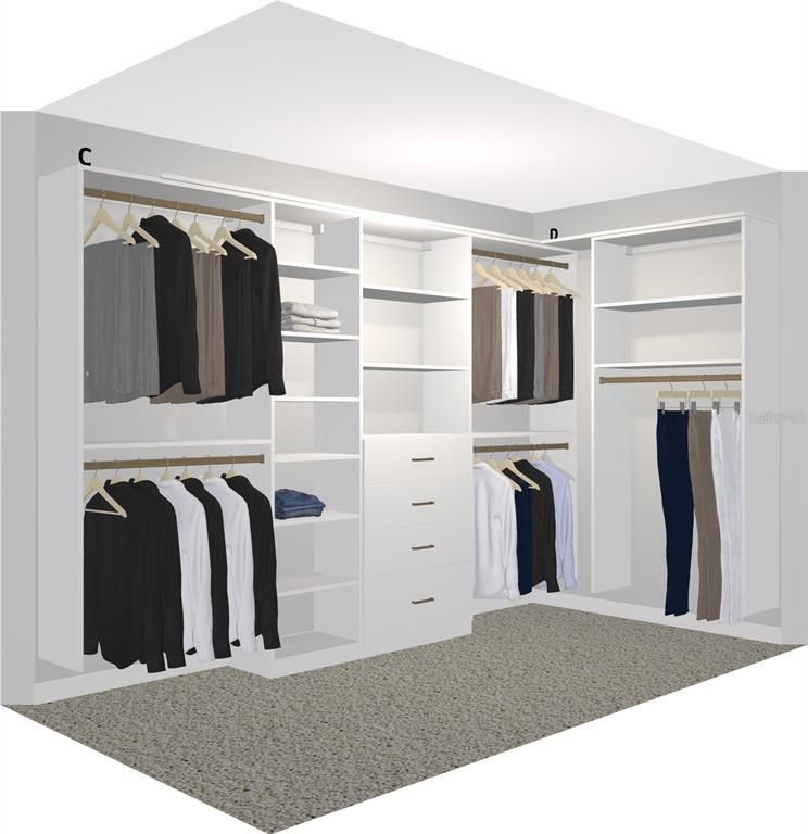 Interior, Walk-in Closets