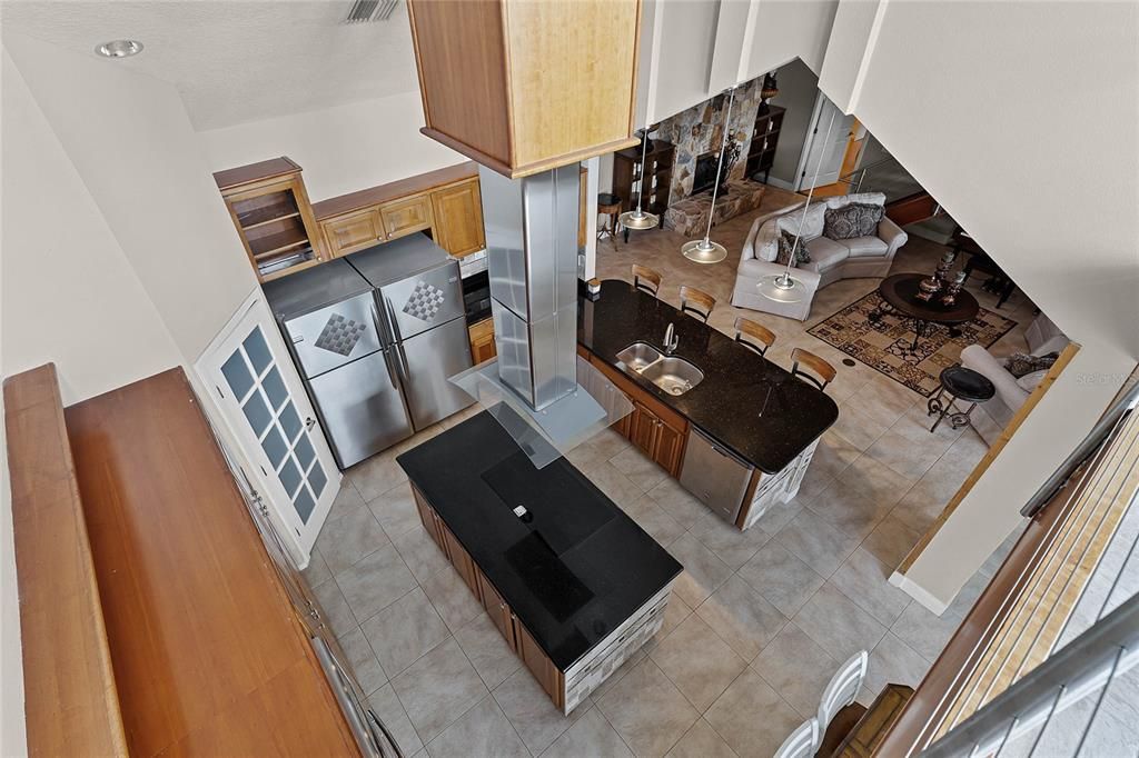 Interior, Kitchen, Living room
