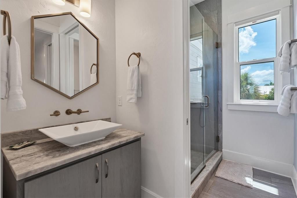 Bathroom, Glass Shower, Interior