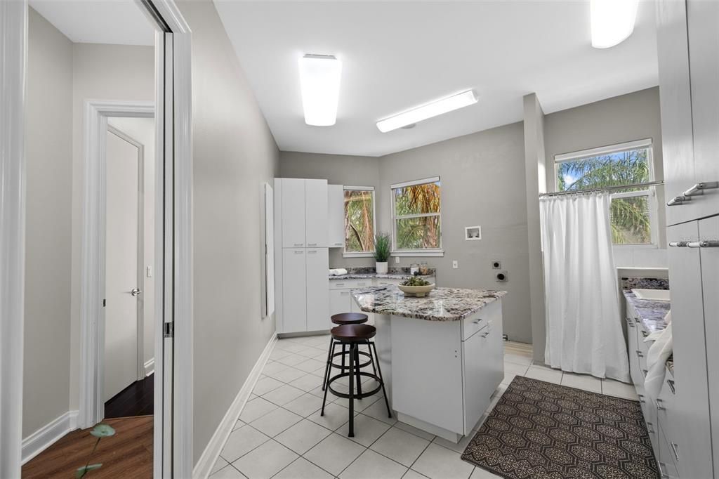 Interior, Kitchen, Wood Texture Flooring