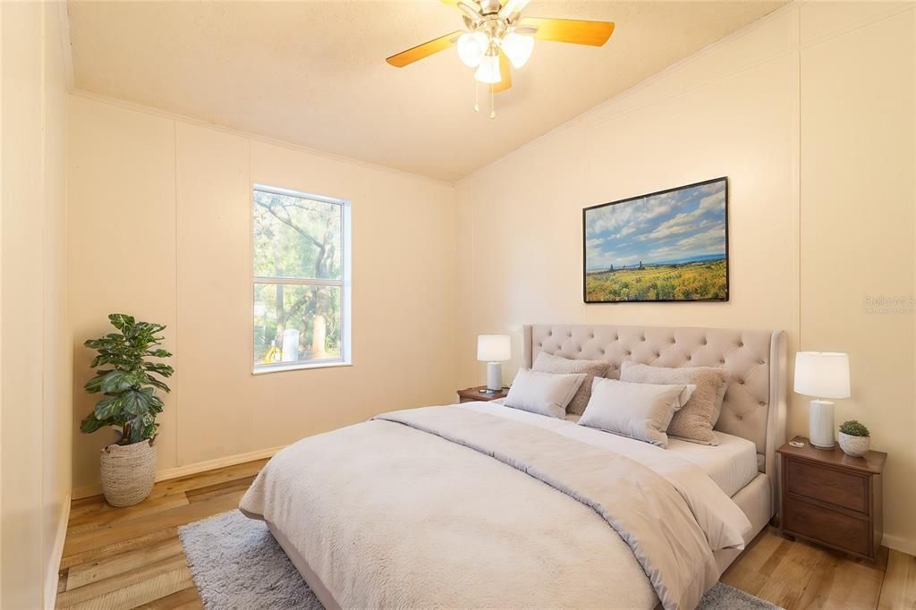 Bedroom, Interior, Wood Texture Flooring
