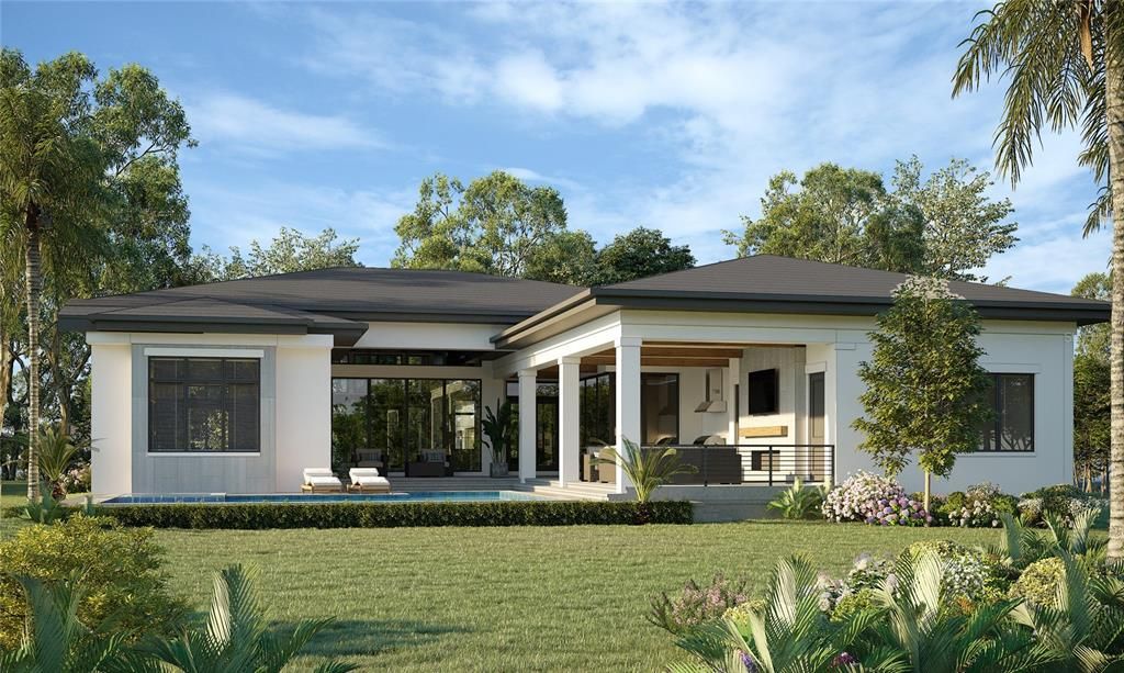 Backyard, Exterior, Facade, Modern