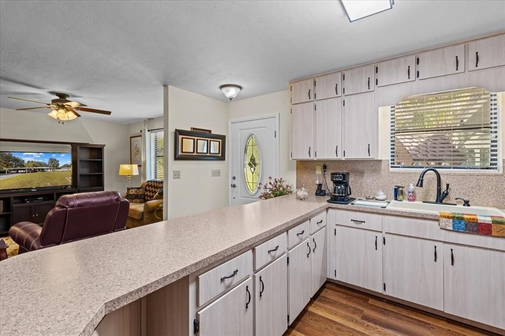 Interior, Kitchen, Wood Texture Flooring