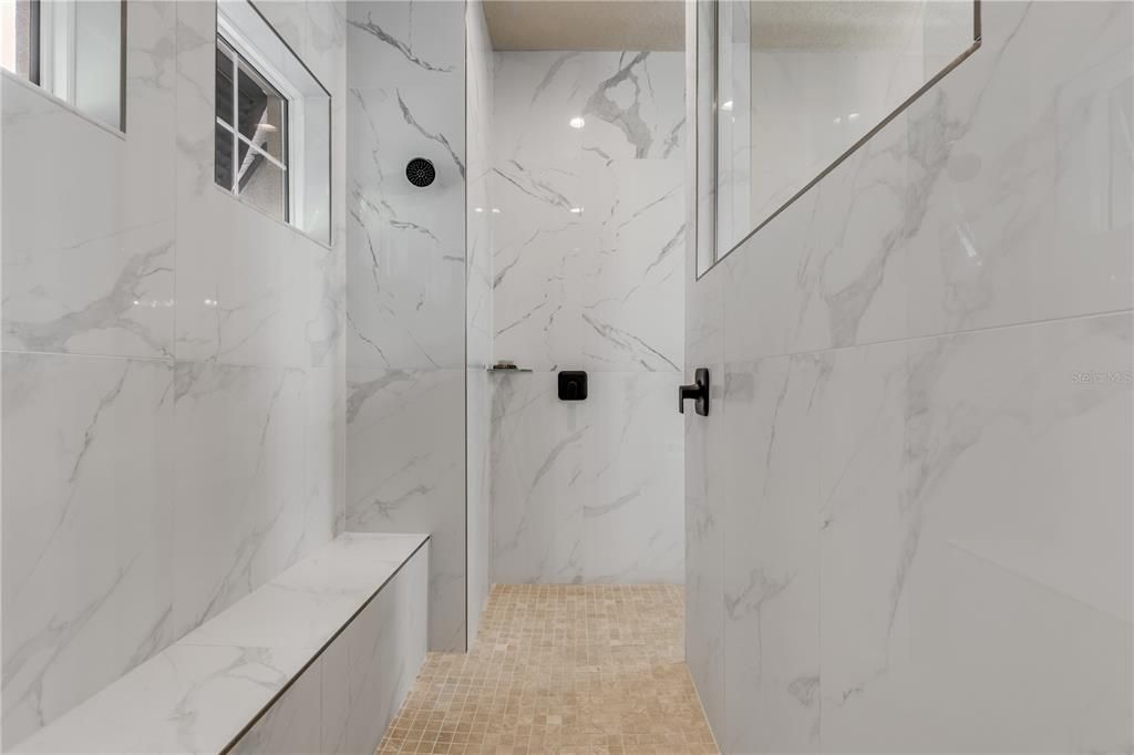 Bathroom, Interior, Marble Walls