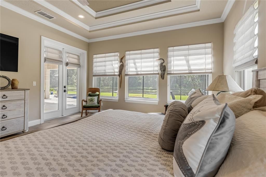 Bedroom, Interior, Recessed Lighting