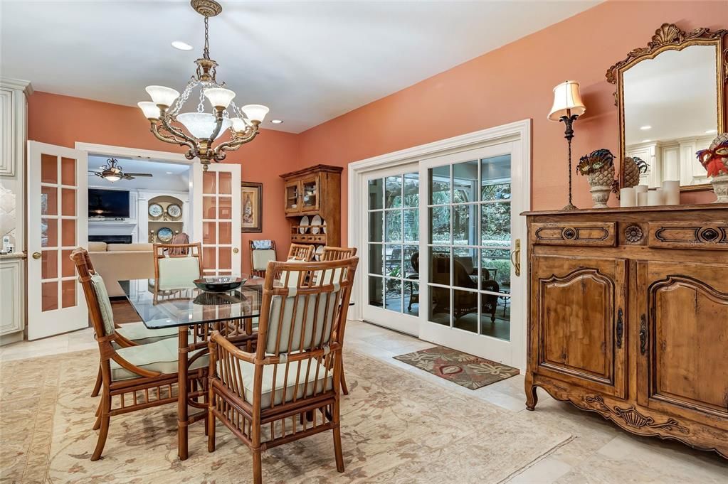 Chandelier, Dining room, Interior, Recessed Lighting