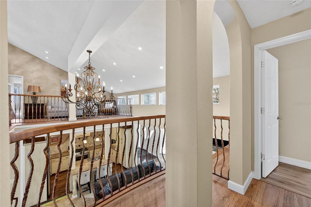 Chandelier, Interior, Recessed Lighting, Wood Texture Flooring