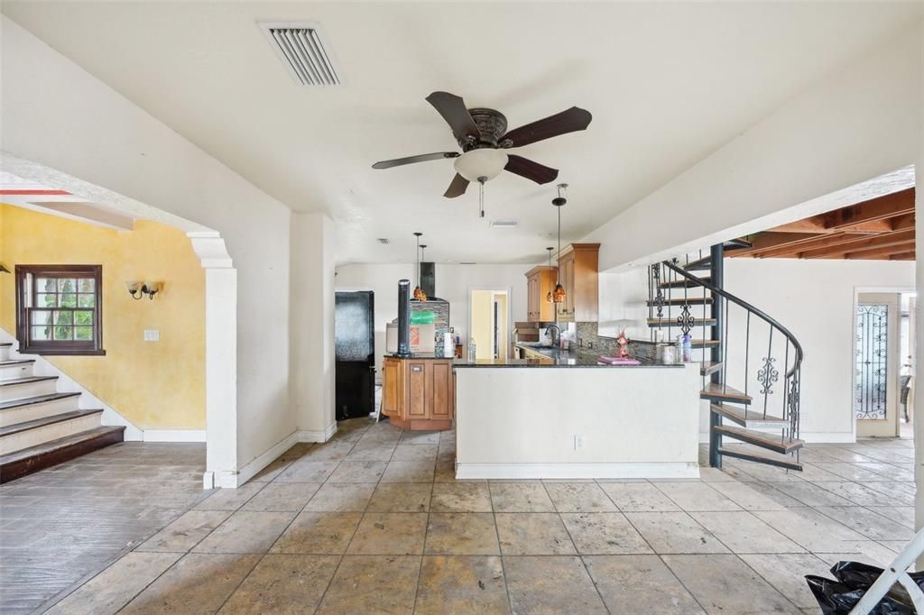 Interior, Kitchen, Pendant Lights