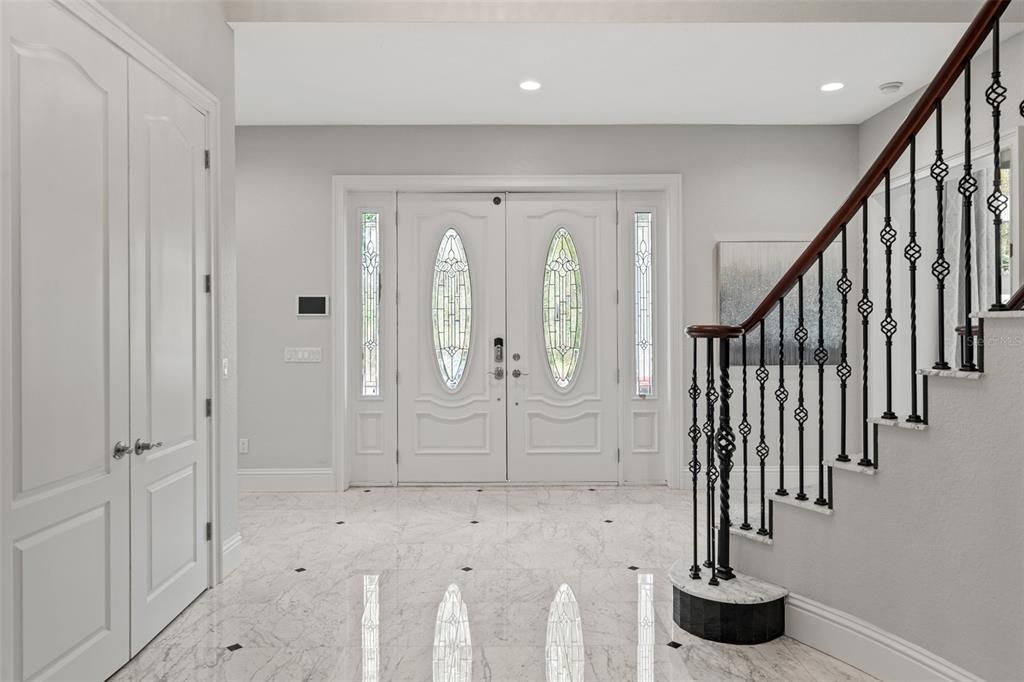 Interior, Marble, Recessed Lighting