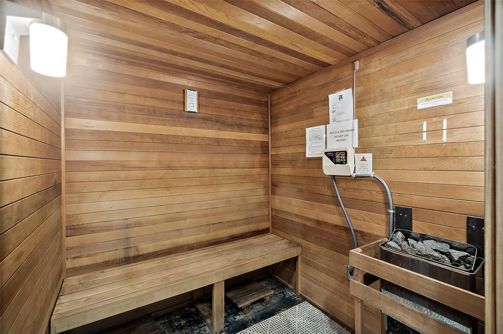 Interior, Sauna Room
