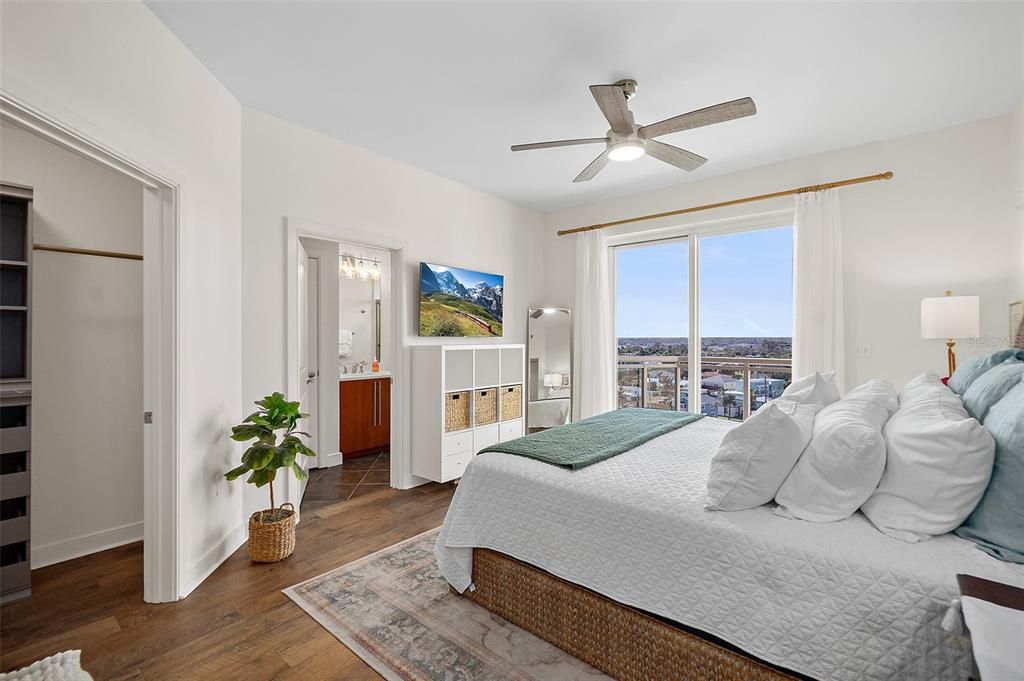 Bedroom, Interior, Wood Texture Flooring