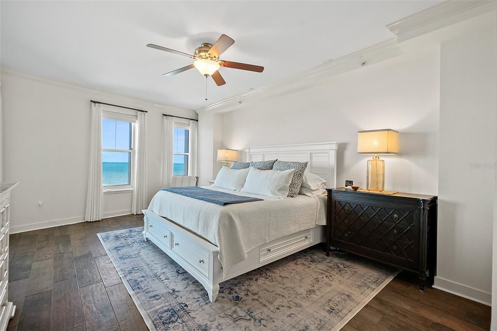 Bedroom, Interior, Water, Wood Texture Flooring