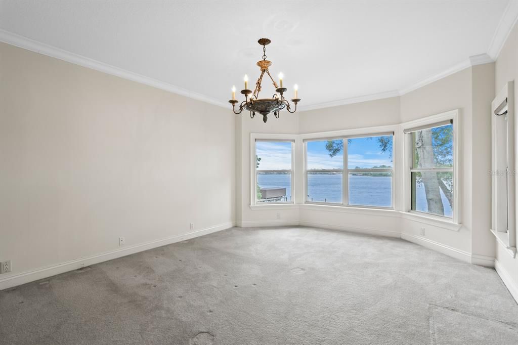 Chandelier, Empty room, Interior, Water