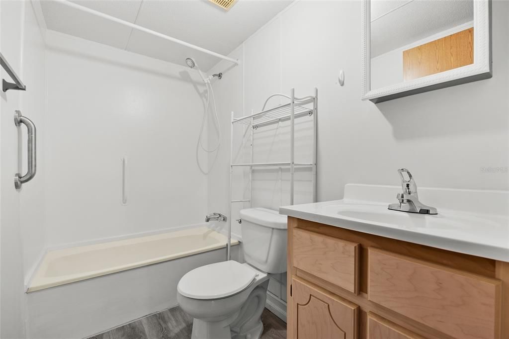 Bathroom, Interior, Wood Texture Flooring