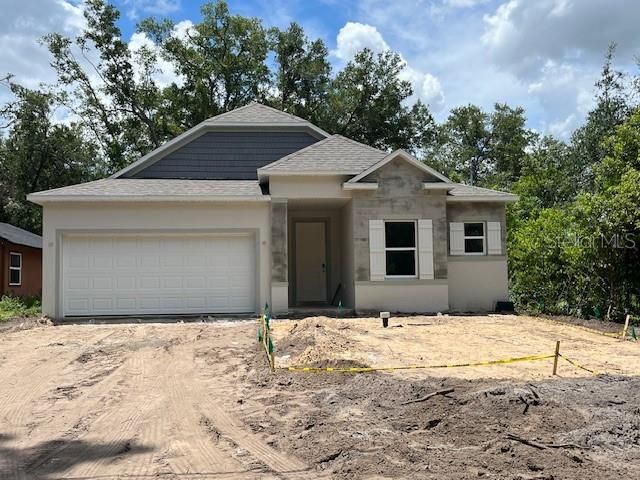 Attached, Exterior, Facade, Ranch