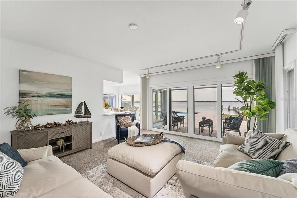 Interior, Living room, Water