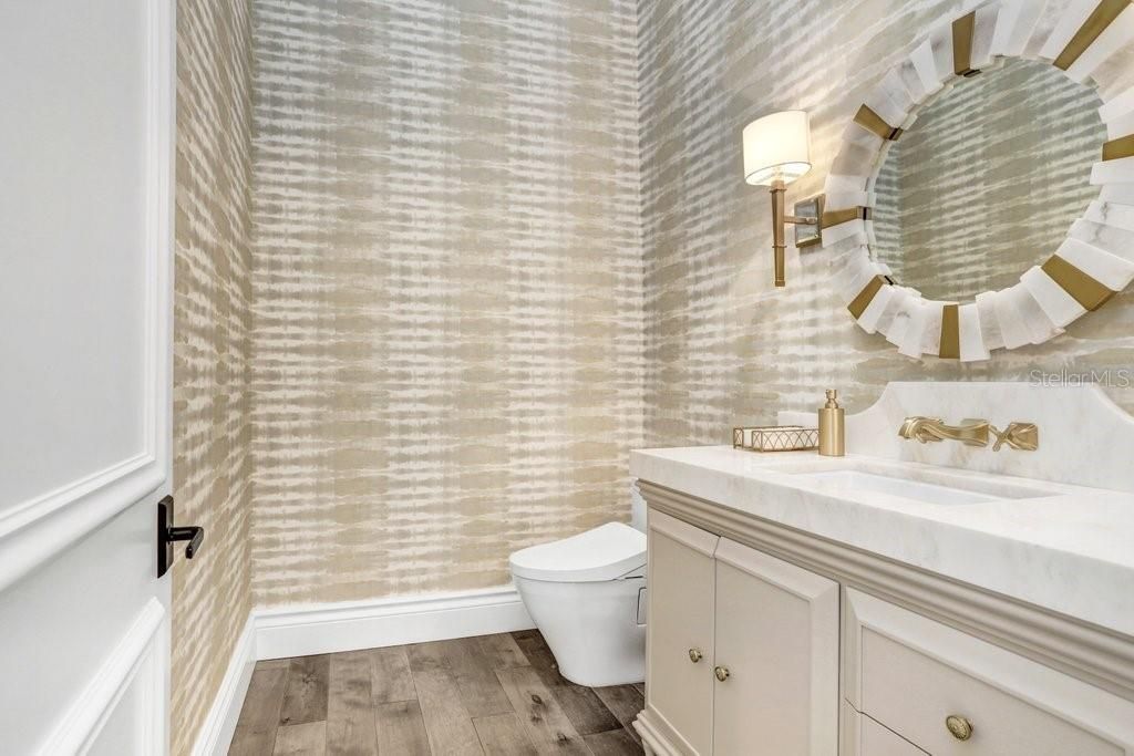 Bathroom, Interior, Wood Texture Flooring