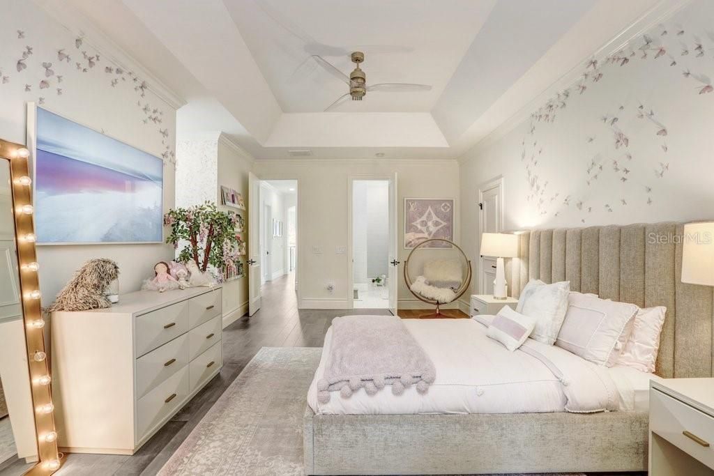 Bedroom, Interior, Wood Texture Flooring