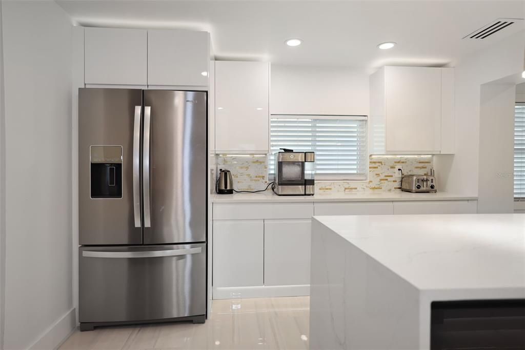 Interior, Kitchen, Recessed Lighting, Stainless Steel Appliances