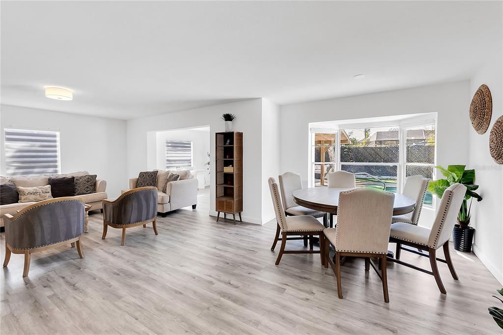 Dining room, Interior, Living room, Wood Texture Flooring