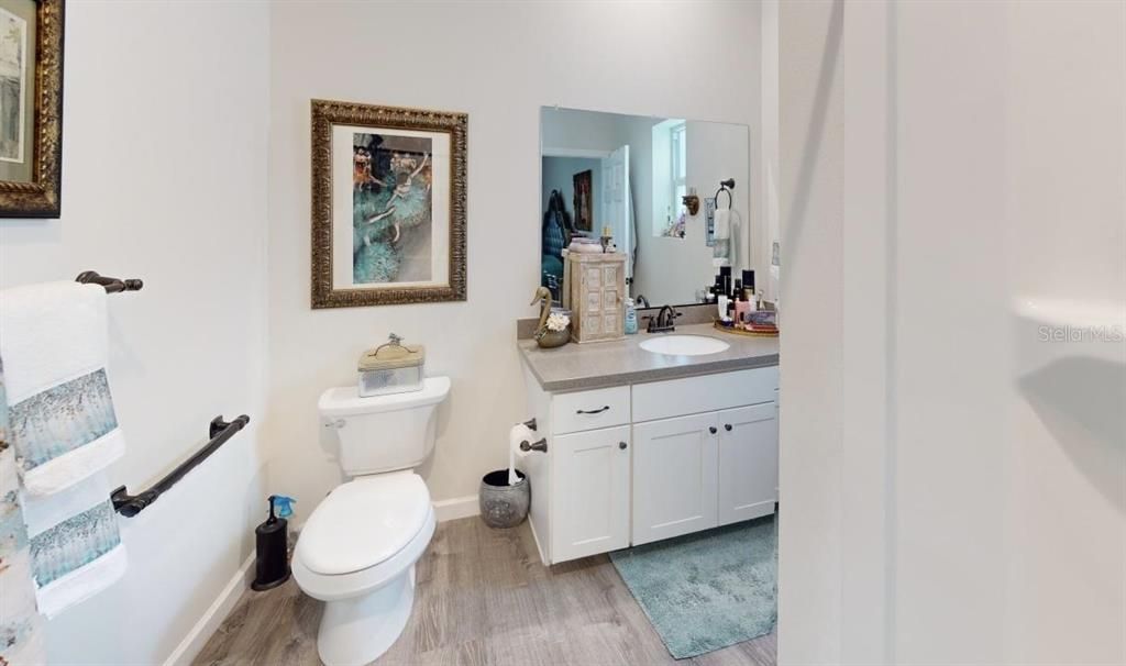 Bathroom, Interior, Wood Texture Flooring