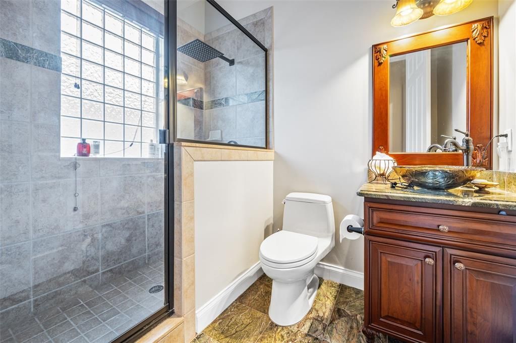 Bathroom, Glass Shower, Interior