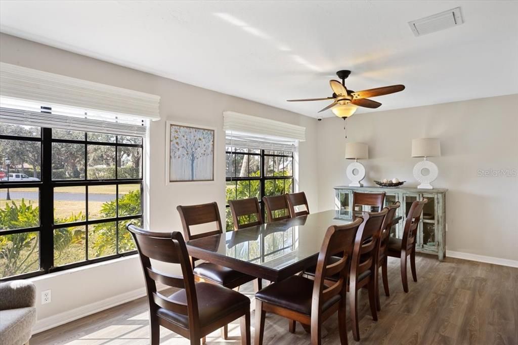 Dining room, Interior, Wood Texture Flooring