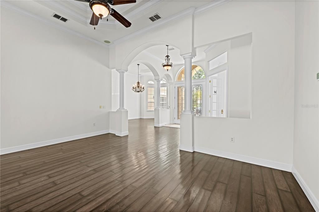 Home Office, Interior, Wood Texture Flooring