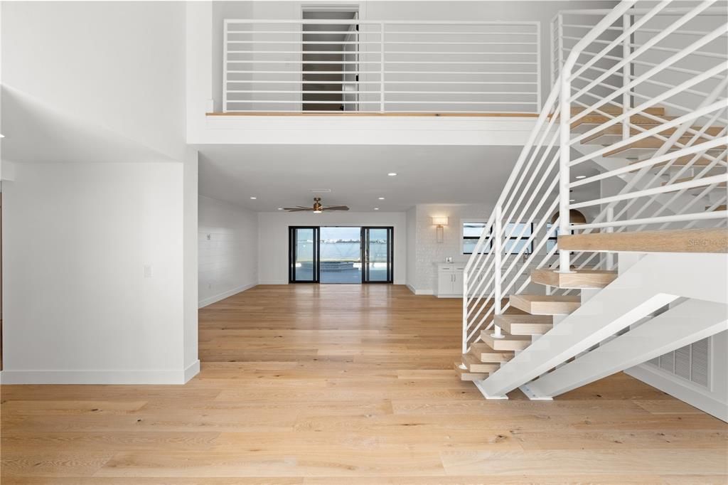 Interior, Recessed Lighting, Wood Texture Flooring
