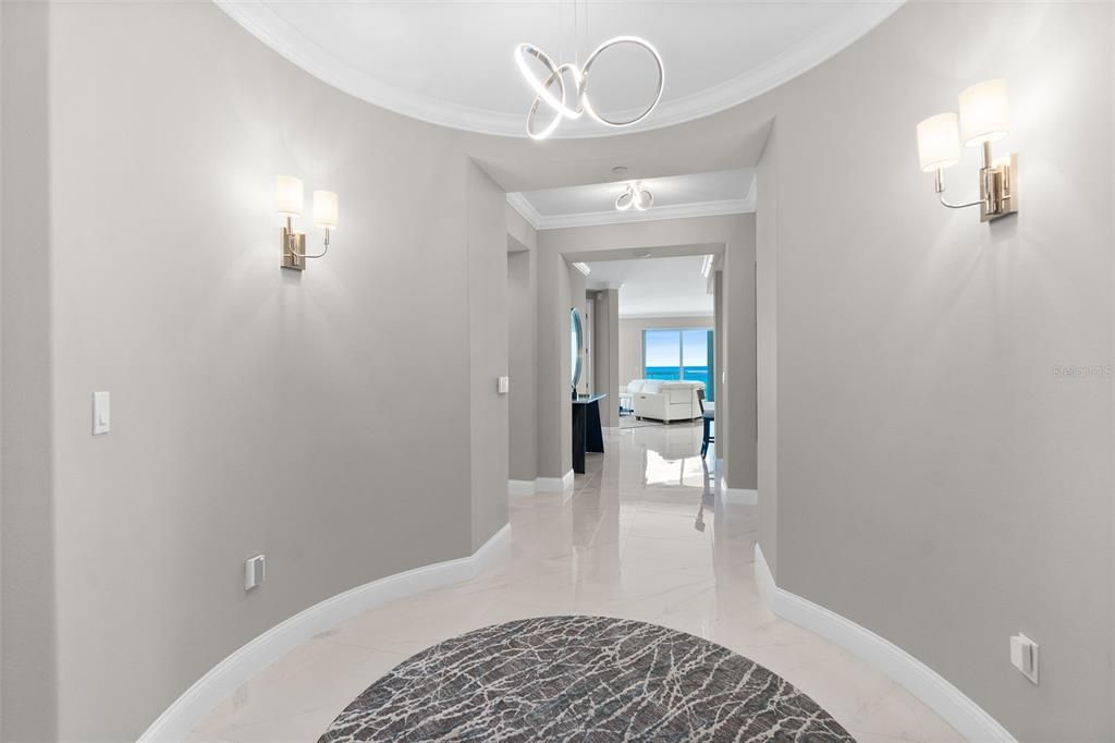 Interior, Marble, Pendant Lights