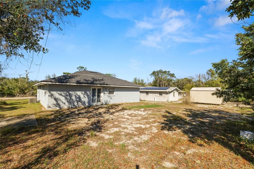 Backyard, Exterior, Solar Panels