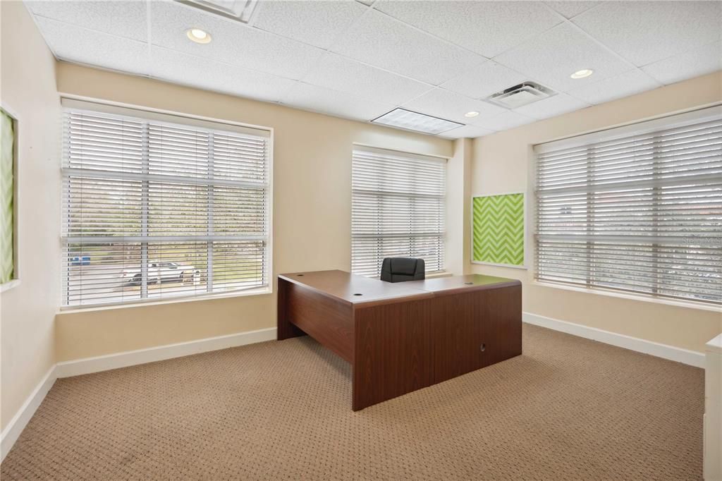 Home Office, Interior, Recessed Lighting