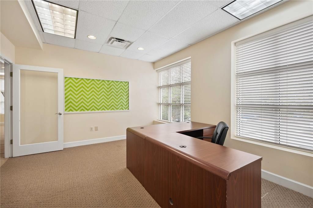 Home Office, Interior, Recessed Lighting