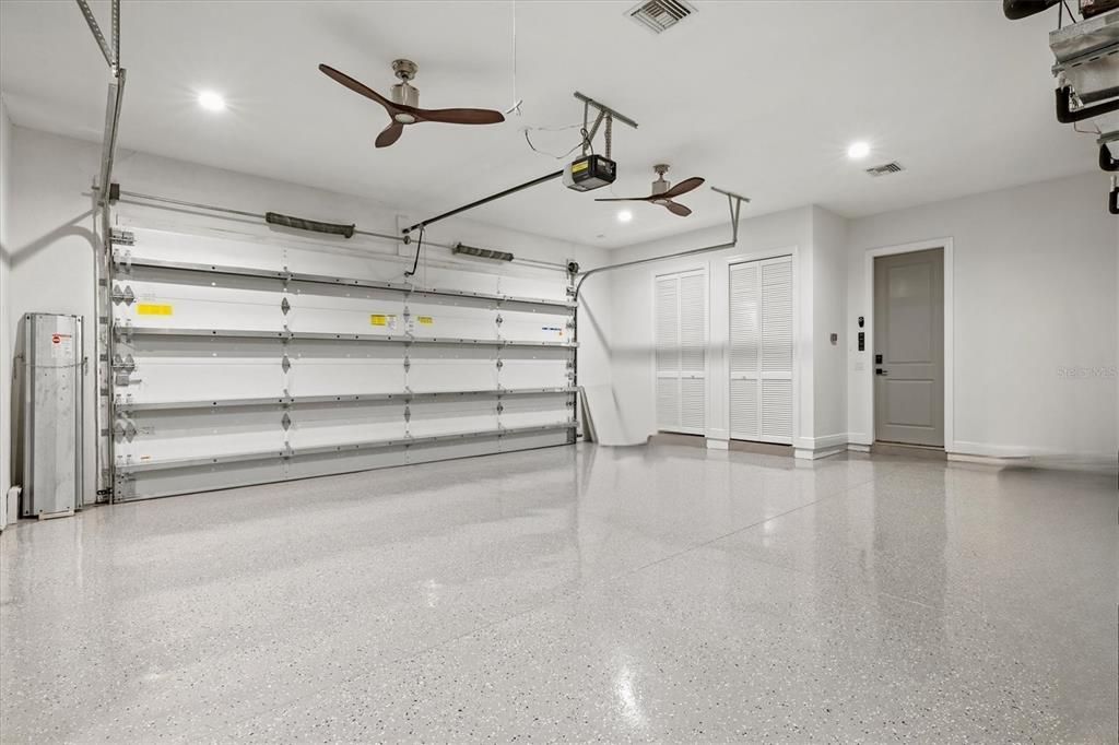 Garage, Interior, Recessed Lighting