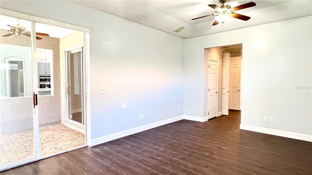 Empty room, Interior, Wood Texture Flooring