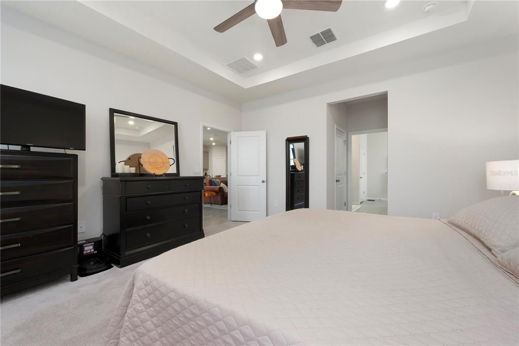 Bedroom, Interior, Recessed Lighting